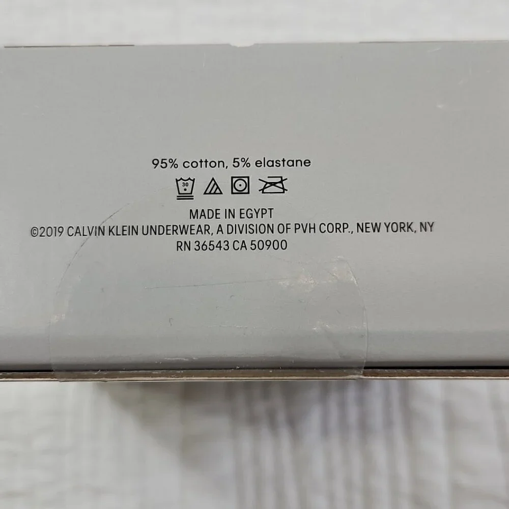 Calvin Klein Low Rise Trunk (3) Three Pack XL 40-42 Blue Classic Fit‎ New In Box
